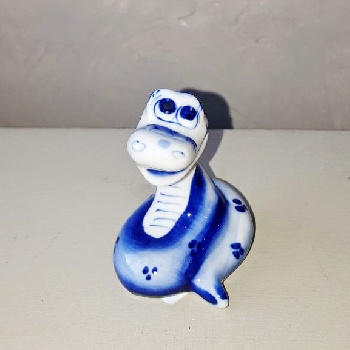 *Сувенир Козочка гжель малая