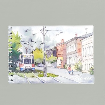 Блокнот Томск Трамвай рис. 10*15 