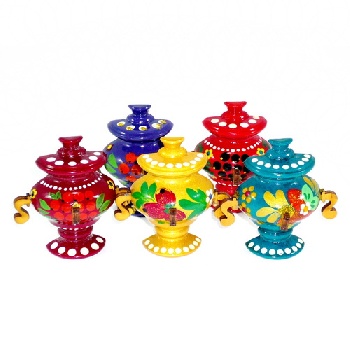 Магнит самовар роспись