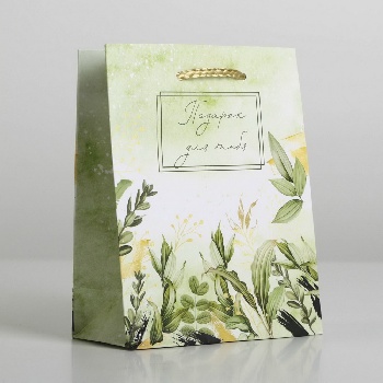 Пакет «For you», 12 х 15 х 5,5 см