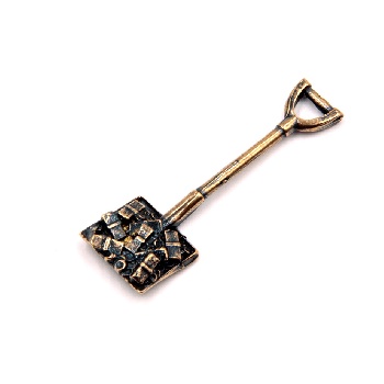 Лопата кошельковая со слитками квадратная