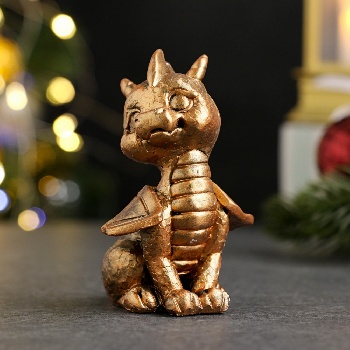Фигура "Дракон Катрикс" бронза, 5х5,5х8см