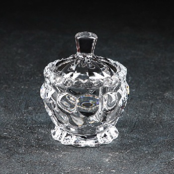 Сахарница стекло «Гранатовый браслет», 180 мл