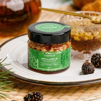 Орех кедровый в сосновом сиропе 110 гр. (Сиб)