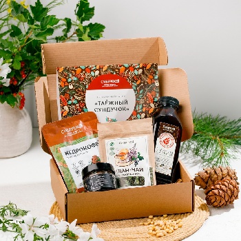 Набор подарочный "Таежный сундочок" (Сиберико)