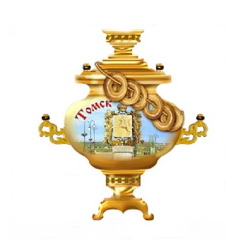 Магнит стиль Томск Герб самовар, 499 