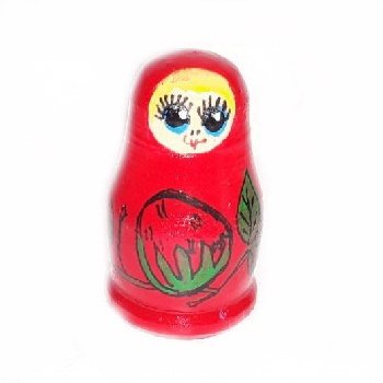 Наперсток матрешка роспись