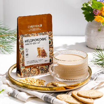 Кедрокофе Латте DECAF 150 гр. нов упак(С)