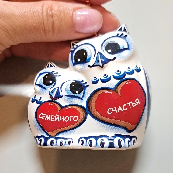 Колокольчик Совы парочка "Семейного счастья"