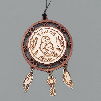 Подвес деревянный Томск Сова/филин (авто) Д