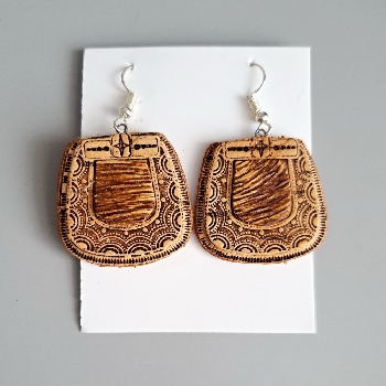 Серьги береста "Березка"