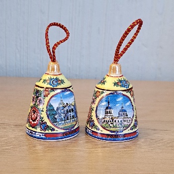 Колокольчик Томск цветной малый желт (З) 