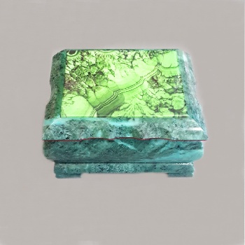 Шкатулка змеевик пещера 1.5 