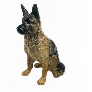 Фигурка Немецкая Овчарка малая, фарфор (С)
