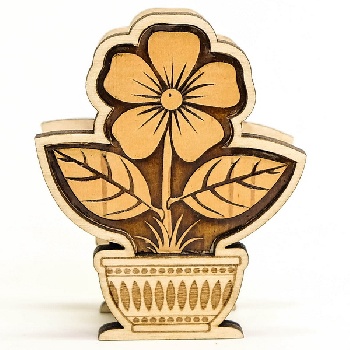 Подставка под зубочистки цветок