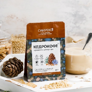 Кедрокофе крепкий с цикорием 125гр.(С)