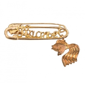 Булавочка на счастье (рыбка)