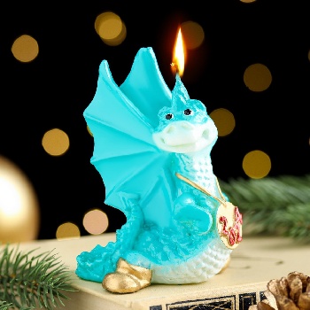 Свеча фигурная "Дракон крылатый", 7х7х10 см