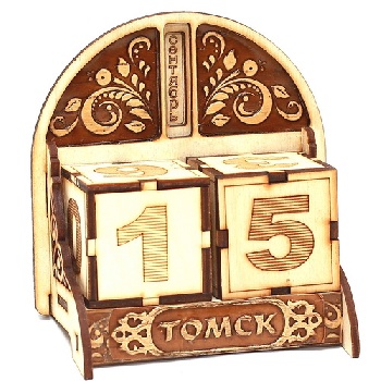 Календарь Томск с берестой малый