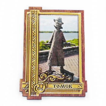 Магнит памятник А.П. Чехову, с кантом 140