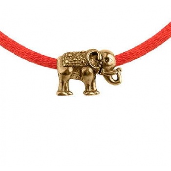 Браслет Красная нить Слон