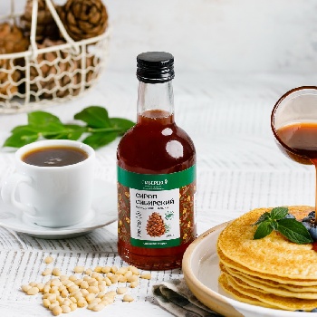 Сироп Сибирский из кедровых шишек 240 мл.