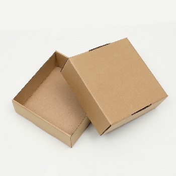 Коробка самосборная, крафт 16 х 16 х 6 см