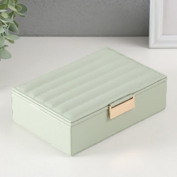 Шкатулка для украшений «Стёганная. Полоски»