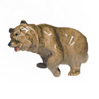 Фигурка Медведь бурый, фарфор (С)