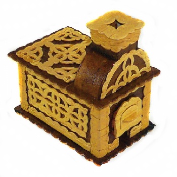 *Магнит Томск 3д "Дом на Белинского" цветн.