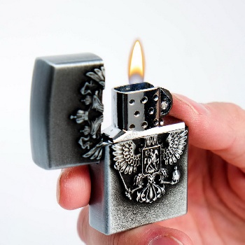 Зажигалка газовая «Герб России» 