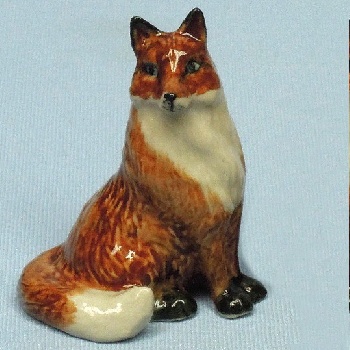 Сувенир Лиса керамика, 5х4 см