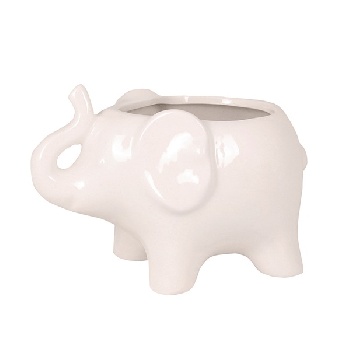 Кашпо слон керамика