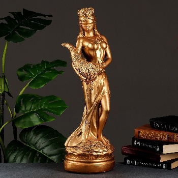 Фигура гипс «Фортуна большая», под бронзу, 63×20×20 см