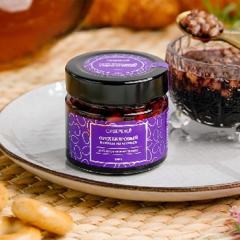 Орех кедровый в сиропе из черники, 110 гр (Сиб)