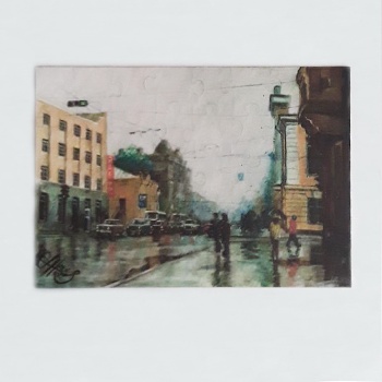 Пазл Томск Дождь