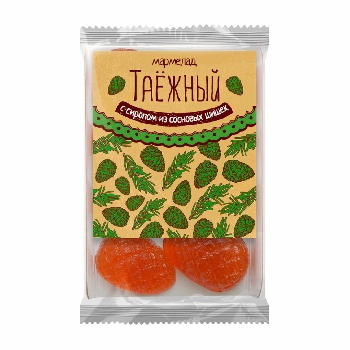 Мармелад "Ягодень" таежный на подложке 124гр