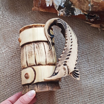 Кружка кедр / осетр