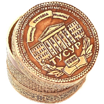 Шкатулка Томск Тусур береста 6.5