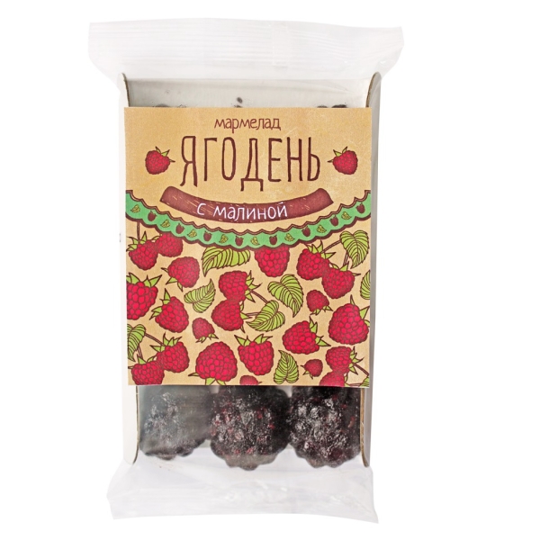 Мармелад ягодень с малиной 165 гр