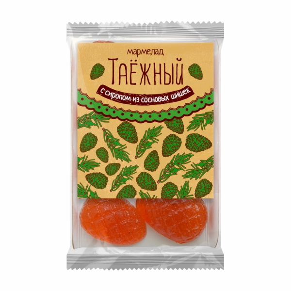 Мармелад "Ягодень" таежный на подложке 124гр