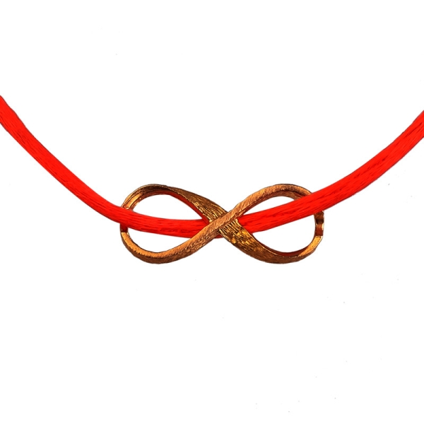 Браслет Красная нить "Бесконечность"
