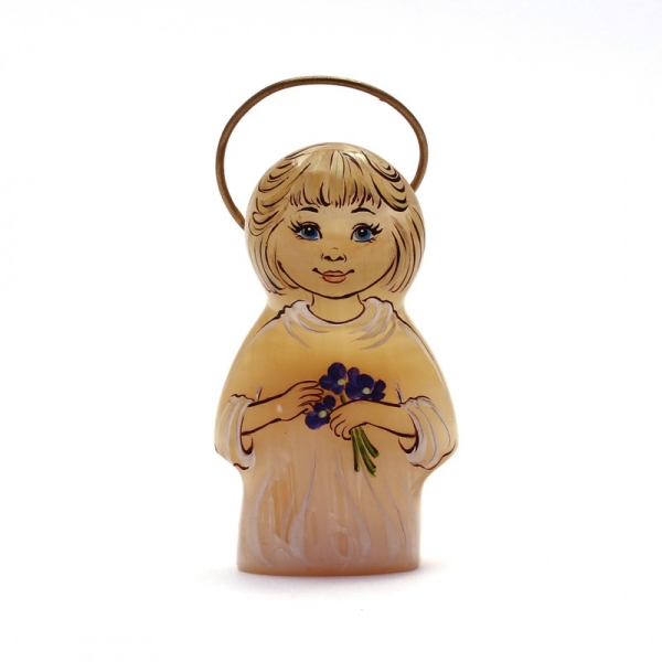 Ангел с незабудками, селенит (С)