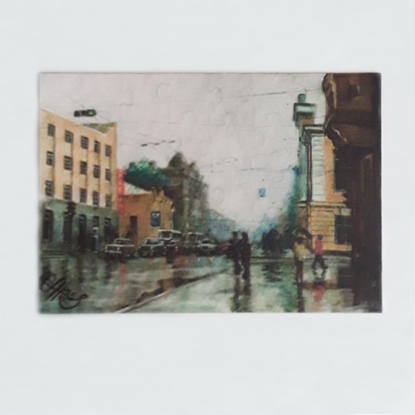 Пазл Томск Дождь