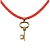 Браслет Красная нить Ключ