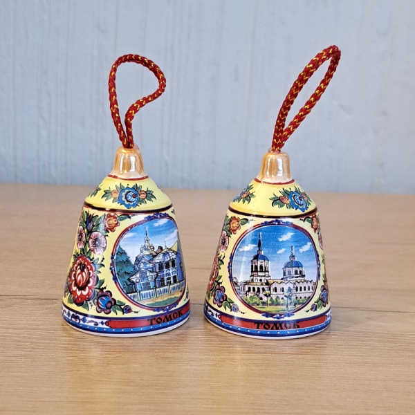 Колокольчик Томск цветной малый желт (З) 