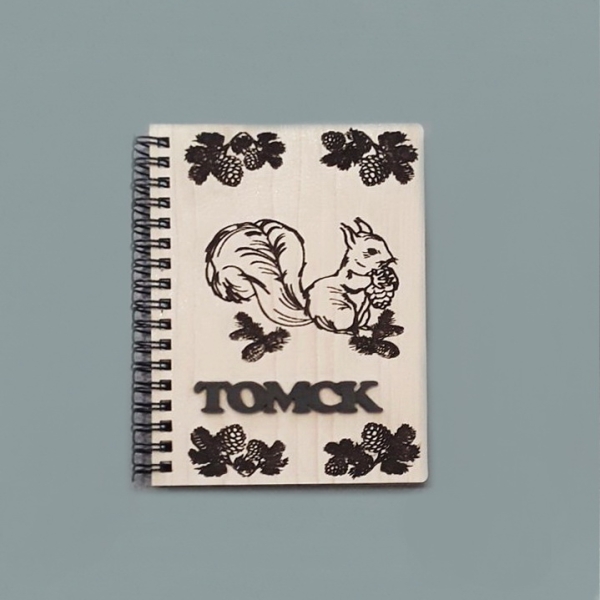 Блокнот Томск А6 Белка дерев. (ОД)